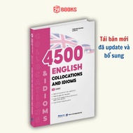 Book 4500 English Collocation and Idioms, 2000 common grammar and Idioms NEW EDITION - Moon 2H Engli