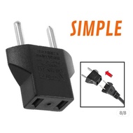 2 Pin Travel Adapter / US to EU Converter Conversion Plug Universal Travel Soket 插座 Stable 2 Pin Plu