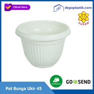 [PROMO] - POT BUNGA UKIR 4 / POT BUNGA BESAR / POT BUNGA PLASTIK