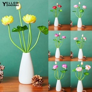 YZH-Artificial Flowers Realistic No Withering Ornamental Faux Silk Dried Natural Pressed Flowers for