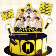 ►BTS Cake and Cupcake Topper