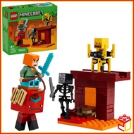 (Ready Stock) 21266 Lego Minecraft The Nether Lava Battle Building Toy (99 Pieces)