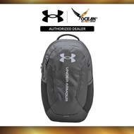 Under Armour Men Hustle 6.0 Backpack Bag - Castlerock/Steel 1384672-025