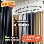 Blackout Curtains Premium MattePOLOS 9/s 12 Waves