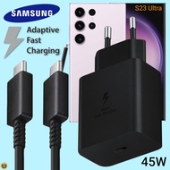 ที่ชาร์จ Samsung Galaxy S23 Ultra 45W Type-C EU ซัมซุงแท้ หัวชาร์จ สายชาร์จ Adaptive Fast Charging ชาร์จด่วนแบบพิเศษ