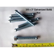 3/8 x 3 Bolt&Nut Welding Bolt and Nut