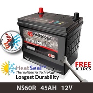 NS60R (46B24R) 4S Professional Extreme-Life MF Maintenance Free Car Battery  (24 months Warranty) equal to Amaron NS60