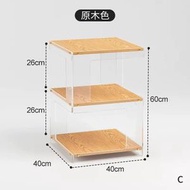 新款亞克力臥室客廳落地520茶几牀頭櫃多層多用途防塵收納置物架