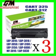 3 Unit Compatible Toner Canon 325 / Cart 325 / Cartridge 325
