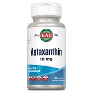 KAL Astaxanthin 10mg, Powerful Antioxidants Supplement, Eye Health and Brain Supplement, From Natura