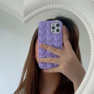 [READY] Lilac 3D Heart Case Casing Softcase Heart Shape