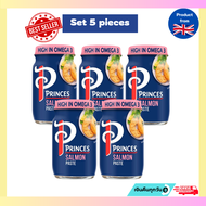 Princes Omega-3 Rich Salmon Paste 75g 5-Pack for Sandwich & Spread