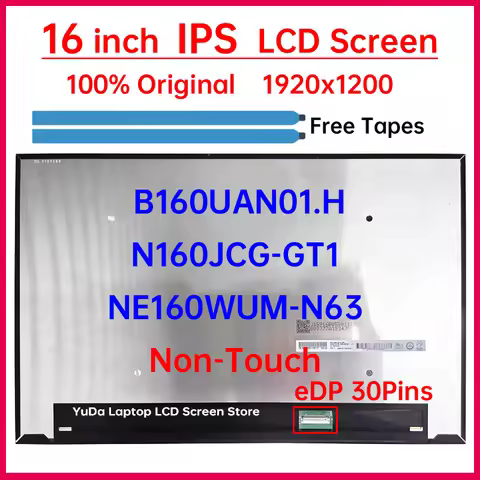 16 Inch LCD Screen B160UAN01.H N160JCG-GT1 NE160WUM-N63 For HP EliteBook 860 G9 860 G10 Display Matr