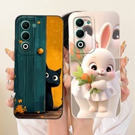 For OPPO A5 CPH2727 Lens Protective Casing Oppo A5 5G CPH2735 Cute Cat Cartoon Soft Silicone Phone C