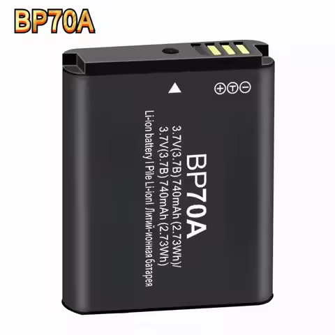 Battery for Samsung bp70a camera ES65/70 ST60/65 PL170/120 5X CCD