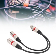 Supergoodsales Gugxiom XLR Splitter Cable  Female to Dual Male Y Adapter Patch Microphone for Mixer 