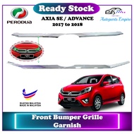 【 Perodua Axia 】 Front Grille Bumper Garnish - Upper / Lower - Hiaskan Bumper Depan ( SE & ADVANCE 2