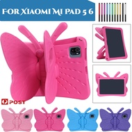 For Xiaomi Mi Pad 5 / Xiaomi Mi Pad 5 Pro / Xiaomi Mi Pad 6 / Xiaomi Mi Pad 6 Pro 11 inch 2023 Case Kids Butterfly Friendly Shockproof Stand Cover