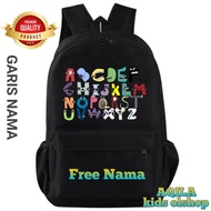 Children's Backpack lore Alphabet School Bag