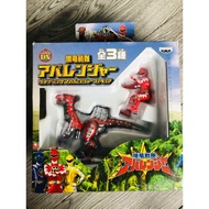 Dinosaur superhero fig set - Abaranger dinosaur team