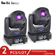 AHGBW เคส2In1บินพร้อมหัวไฟฉาย LED ไฟดิสโก้100W Lyre ไฟสปอร์ตไลท์14Gobos 7สีและ5หน้าปริซึมสำหรับเวทีป