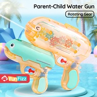 [Local Stock]  Parent-Child Water Gun Pools Toy Gun Children Water Shooter Outdoor Beach Toy Sand Toys