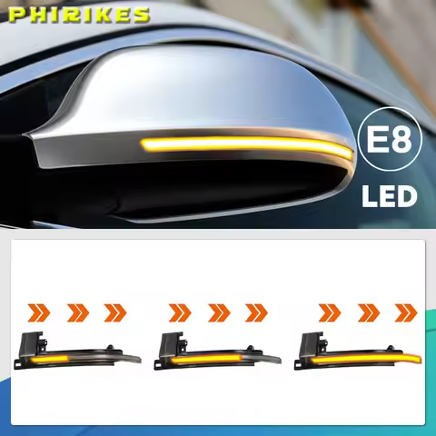 Dynamic Blinker Mirror Light LED Turn Signal Side Indicator For Audi A3 8P A4 A5 B8 Q3 A6 C6 4F S6 S