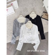 4442 Two-piece Set with guangzhou cardigan