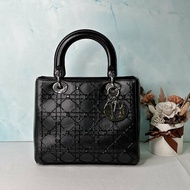 DIOR 黑色五格黛妃包