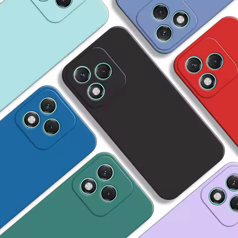 For Honor 400 Lite Case For Honor 400 Lite Cover 6.7 inch Original Liquid Silicone Rubber Shockproof
