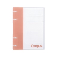 KOKUYO Campus 2x2 Thin 4-Hole Binder/A6/Pink eslite