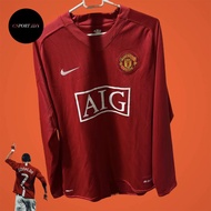 Jersey ORIGINAL Manchester United MU 2007/2008 Longsleeve UCL version RONALDO