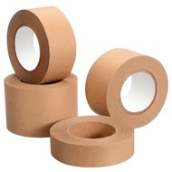 【In Stock】1 Roll 50m Writable Gummed Kraft Paper Brown Bundled Adhesive Masking Tape Degradable Box 