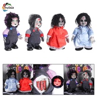 [chulisia] Halloween Ghost Doll Spooky Decoration Terror Decoration Toy with Sound Halloween Decorat