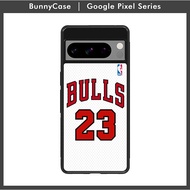 Google Casing Case PIXEL 9 8 7 7a 6 6a 5 4 4A 5G 4G Pro XL Bulls 23 LZ0323