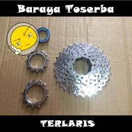 Sprocket Casette Cstar 7 Speed 11-28T Sproket Sepeda MTB BMX SELI