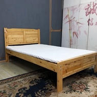 Solid Wood Bed Double Bed Rental Room Furniture Chongqing Rental Room Single Bed Economical Cypress 