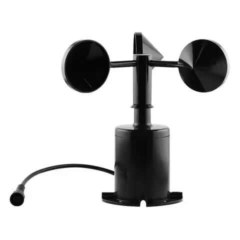 30m/s Weather Station Outdoor 3 Cup Anemometer Sensor Polycarbon Fiber Wind Speed Transmitte Sensor 