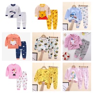 pyjamas kids pyjamas kids boy set baju Budak Bayi Kids Pyjamas Set Children Sleepwear Kid Cloth Nightwear baby sleepwear borong murah wholesale  (6mth - 8yrs)