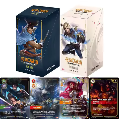 Genuine Riftbound Card Hero of Origins Supplement Pack LOL League of Legends Trading Battle Collecti