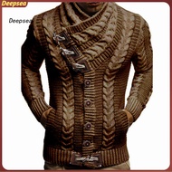 DPA Sweater Coat Wear Resistant Easy Match Long Sleeve Causal Loose Cardigan Sweater for Daily Wear