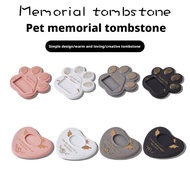 Imitation Stone Pet Tombstone Memorial Plaque for Dog Cat Small Animals, Pet Memorial Ornament Sacri