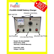 Fujibin 12V/24V 30AMP Battery Charger