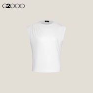 G2000 Drape Cap Sleeve Top Blouse Women