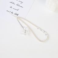 Raimondo Liontin Kupu-kupu Mutiara Kristal Aksesori DIY Liontin Casing Ponsel Bunga Matahari Beruang