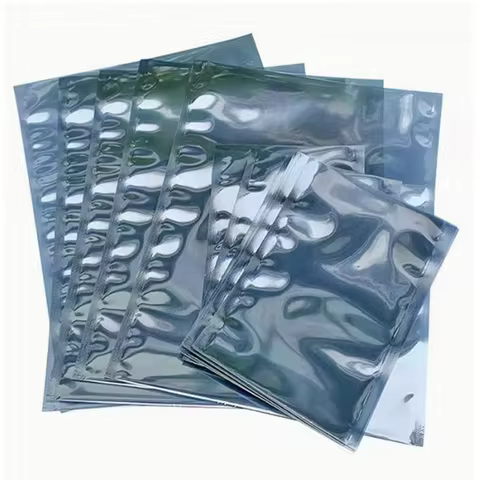 500Pcs/Lot 5*8cm Open Top Anti-static Bag 1.97''x3.15'' ESD Anti Static Packing Pouch Antistatic Shi