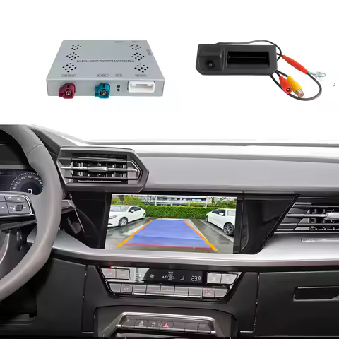 AHD Backup Camera for Audi A3 A4 S4 A5 Q5 S5 2021-2025,Q3 2019-2025,MIB3 System Retrofit Reverse&Fro