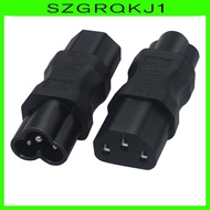 [szgrqkj1] IEC320 C6 to C13 Adapter Male C6 to Female C13 Adapter Light Weight 2.5A/10A Converter fo