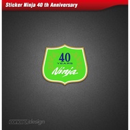 Ninja 40th Anniversary Sticker