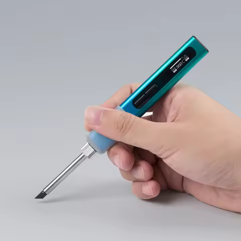 RGS65 65W Intelligent Smart Type C Electric Soldering Iron Pencil Aluminium Alloy Body OLED Display 